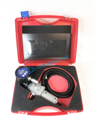 0-150PSIG AIR SOURCE - DRY FILTERED REGULATOR W. 1,5M HOSE AND AN ADAPTORS 