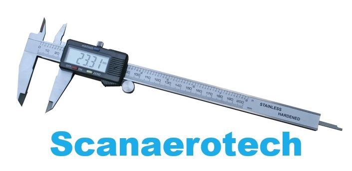 DIGITAL PROOF CALIPER 200mm / 8" incl. Calibration       