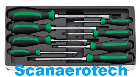 4697/8 Screwdriver set DRALL+                               