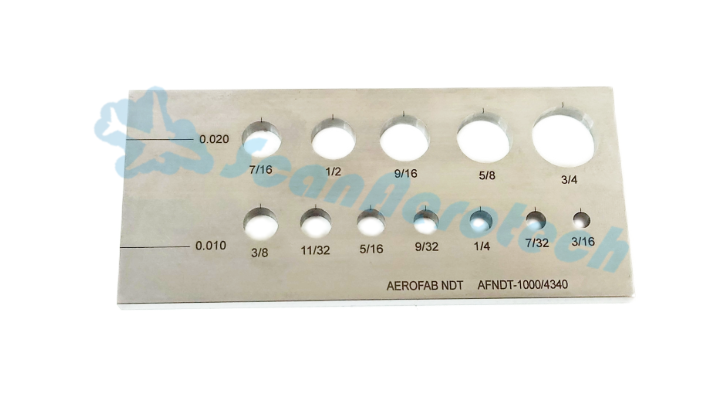 12 HOLE REFERENCE STANDARD - STEEL