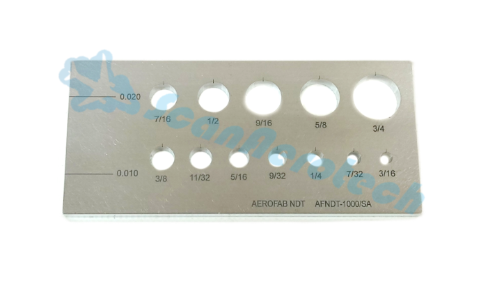 12 HOLE REFERENCE STANDARD - ALUMINUM