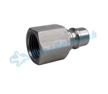 COM-9380 QUICK COUPLER NIPPLE - 3/8-18 NPTF PORT