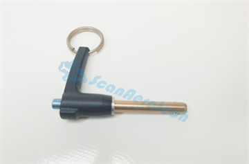 BALL LOCK PIN - L HANDLE 1/4" x 1.25"     