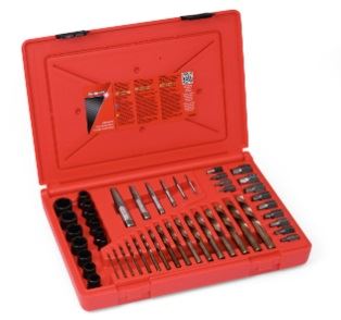 48 pc Master Extractor Set -  Screws from 3/32-15/16" (Incl. metric sizes)