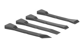 4-SET NONSCRATCH PLASTIC BLADE FLAT-SEALANT SCRAPER