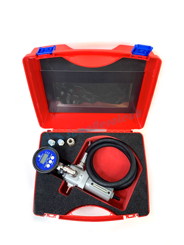 0-150PSIG AIR SOURCE - DRY FILTERED REGULATOR W. 1,5M HOSE AND AN ADAPTORS 