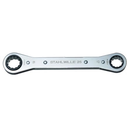 25aN 3/8 x 7/16 RATCHET RING SPANNER